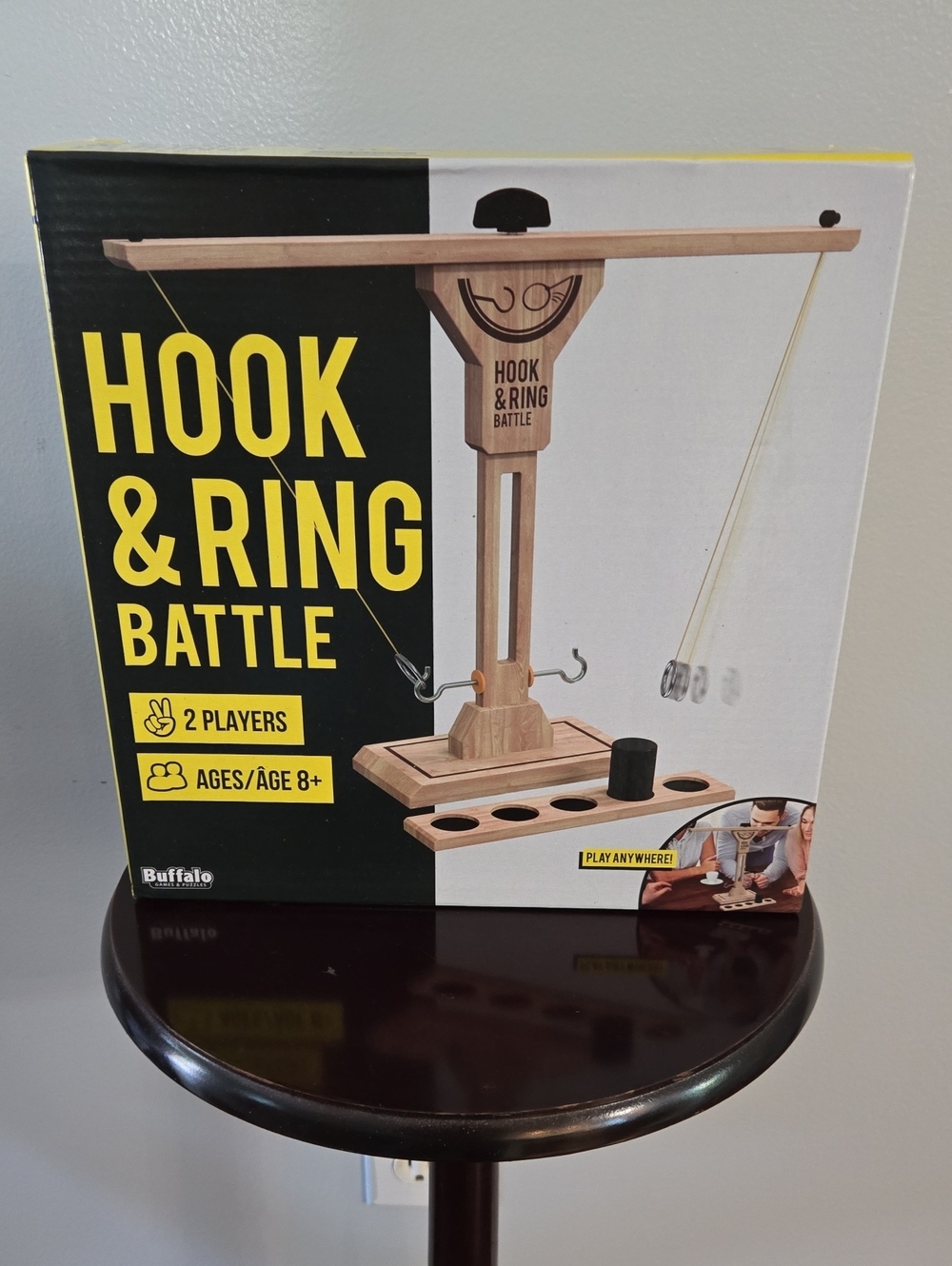 Buffalo David Bitton Hook & Ring Battle - Yellow, Black & Natural Wood